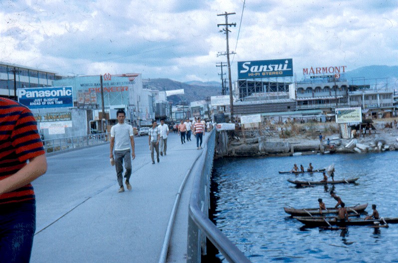 Bridge crossing for liberty - Subic Bay